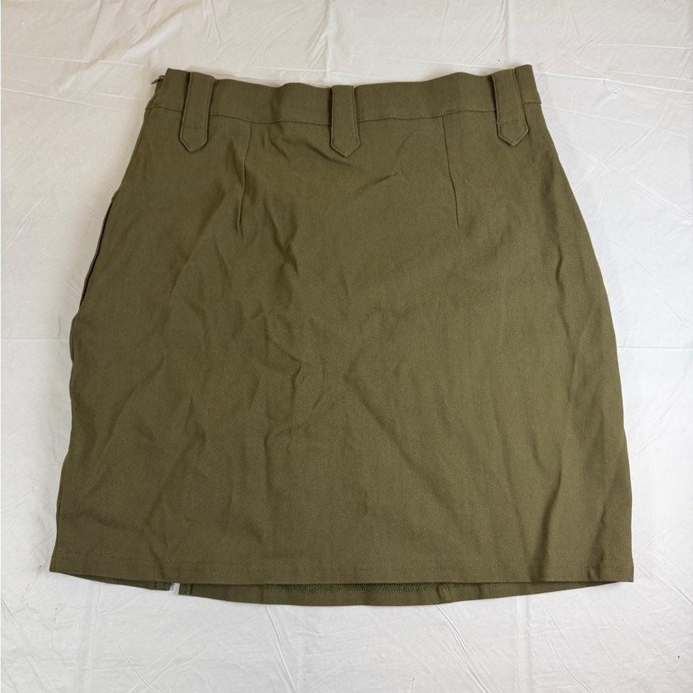 Elegant Olive Pencil Skirt